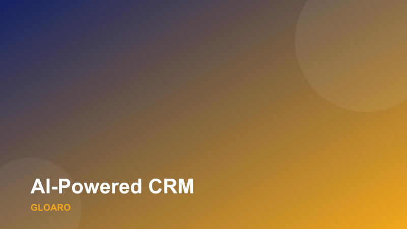 AI-Powered CRM Customization