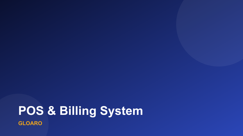 POS & Billing System
